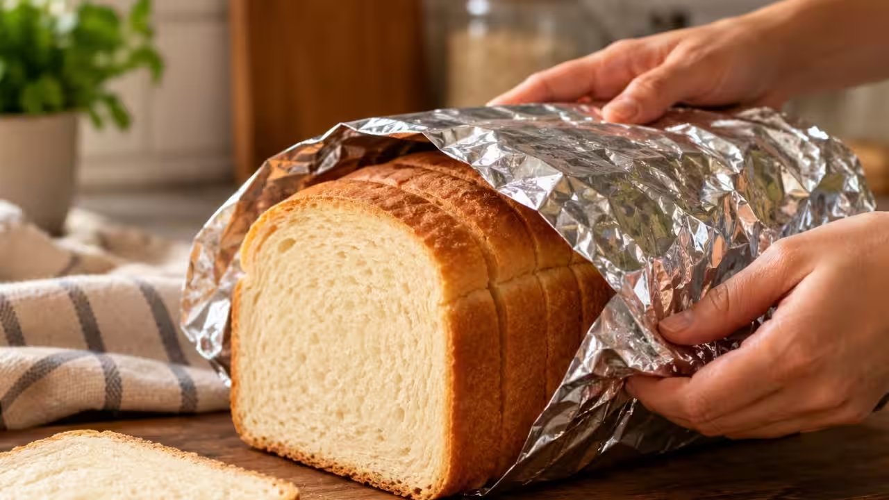 Aluminium Foil: The Secret to Keeping Bread Soft—A Kitchen Beauty Hack