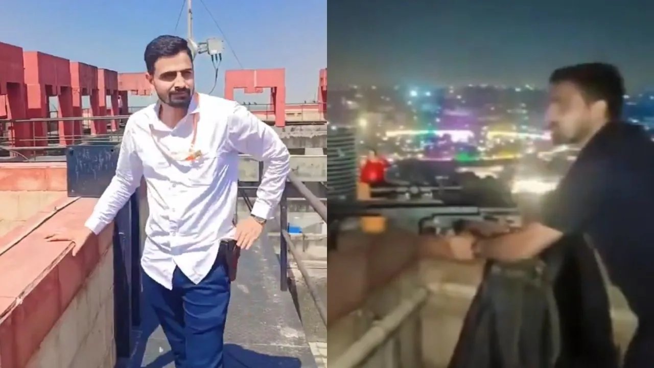 Delhi Police constable Deepak Bangar suspended after gun reels during BRICS summit