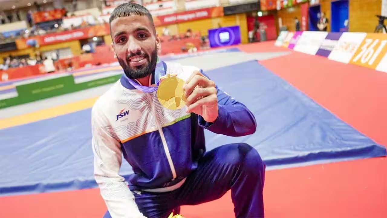 Kalkal Stuns Kudiev 10-9 As India Ends Eight-Year Asian Games Gold Drought