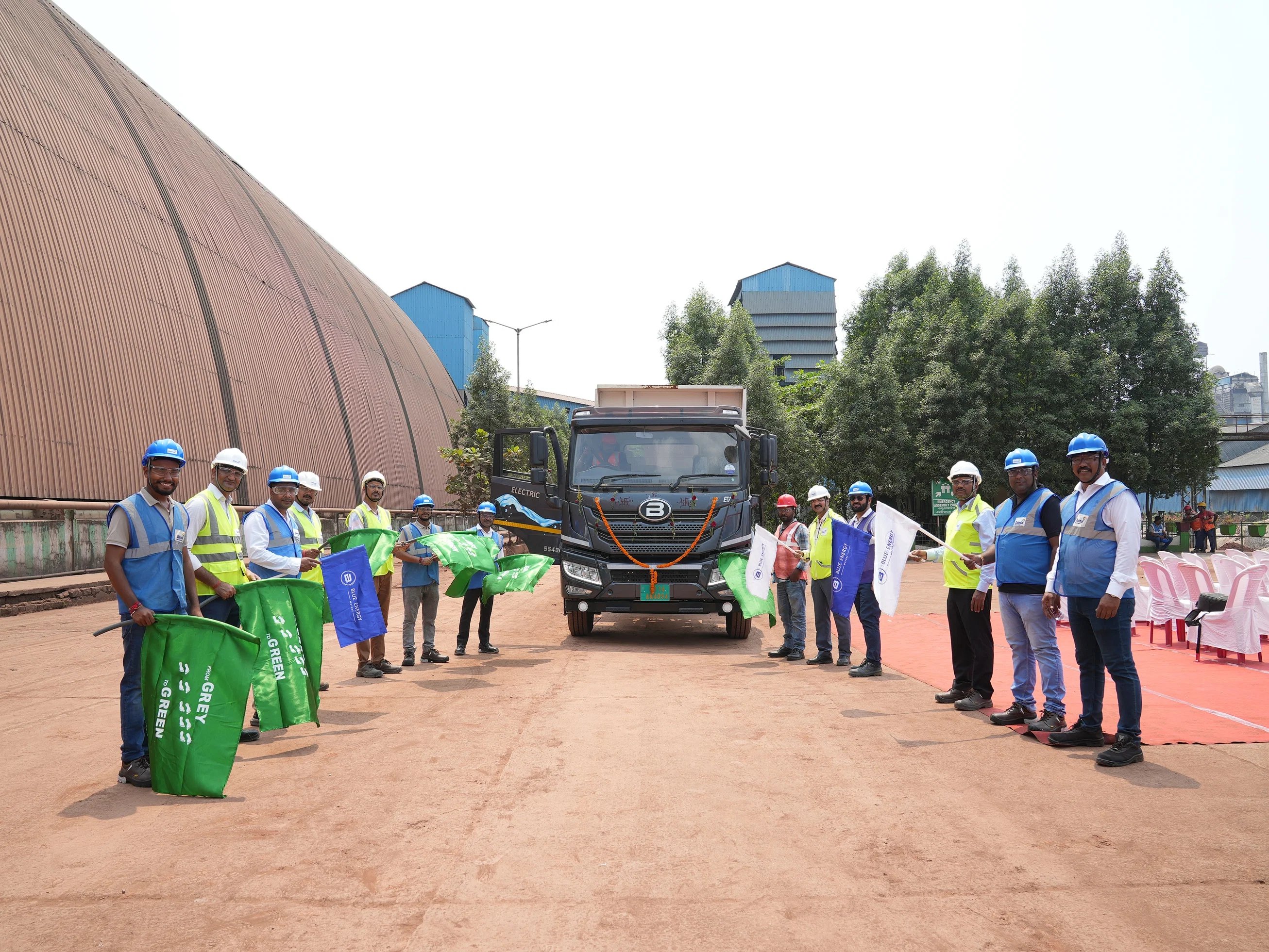 Blue Energy Motors Deploys Electric Heavy‑Duty Truck for Dalmia Cement Operations