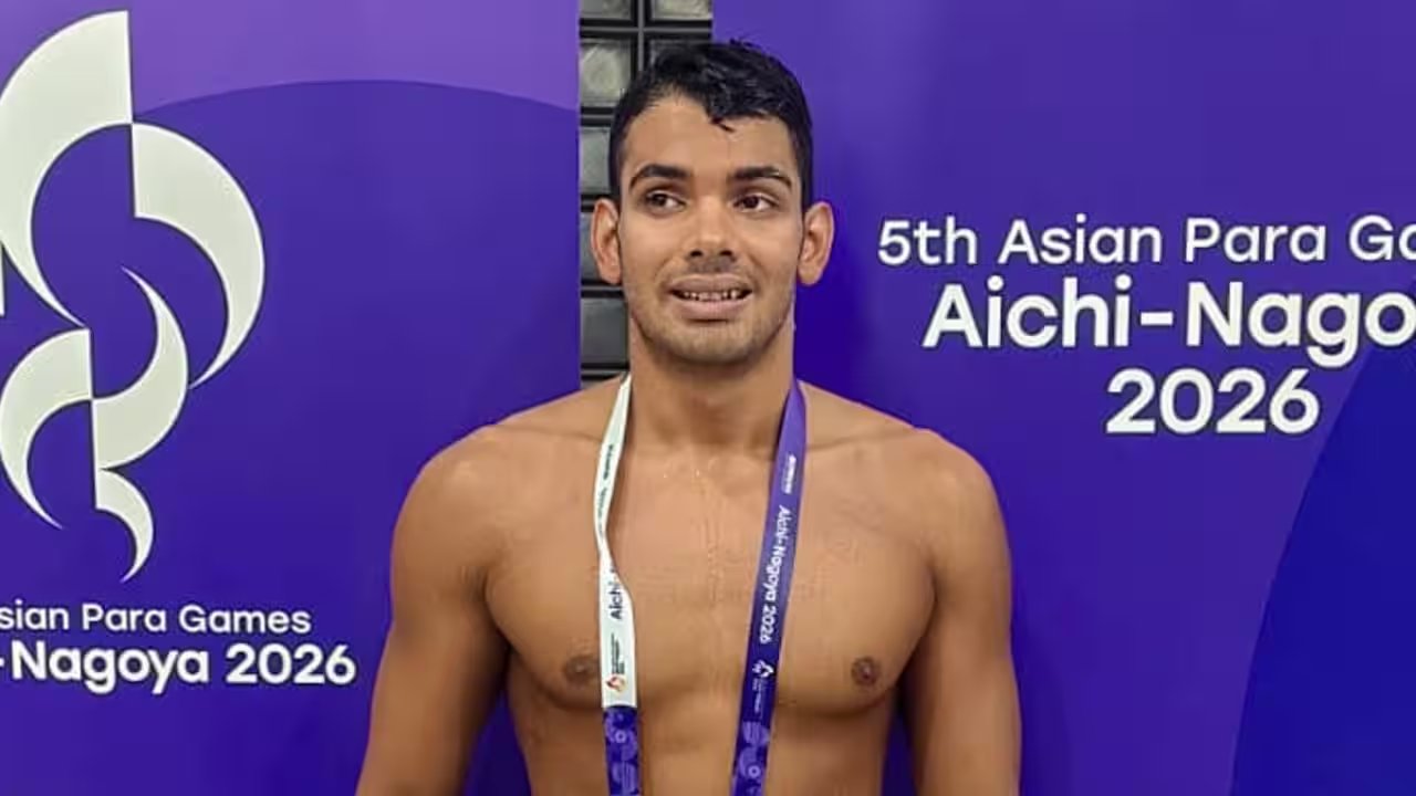 Himanshu Nandal Clinches Second Bronze in 100m Breaststroke S11, 1:20.72