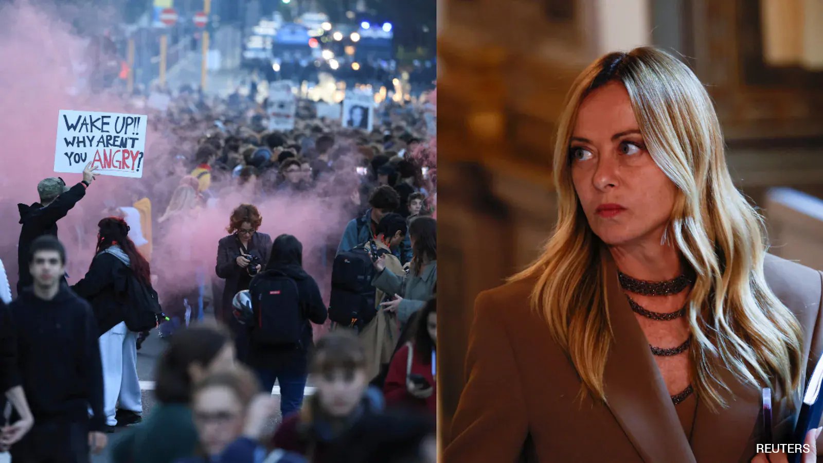 Milan Deploys 500 Extra Soldiers Amid Thousands of Protesters' March