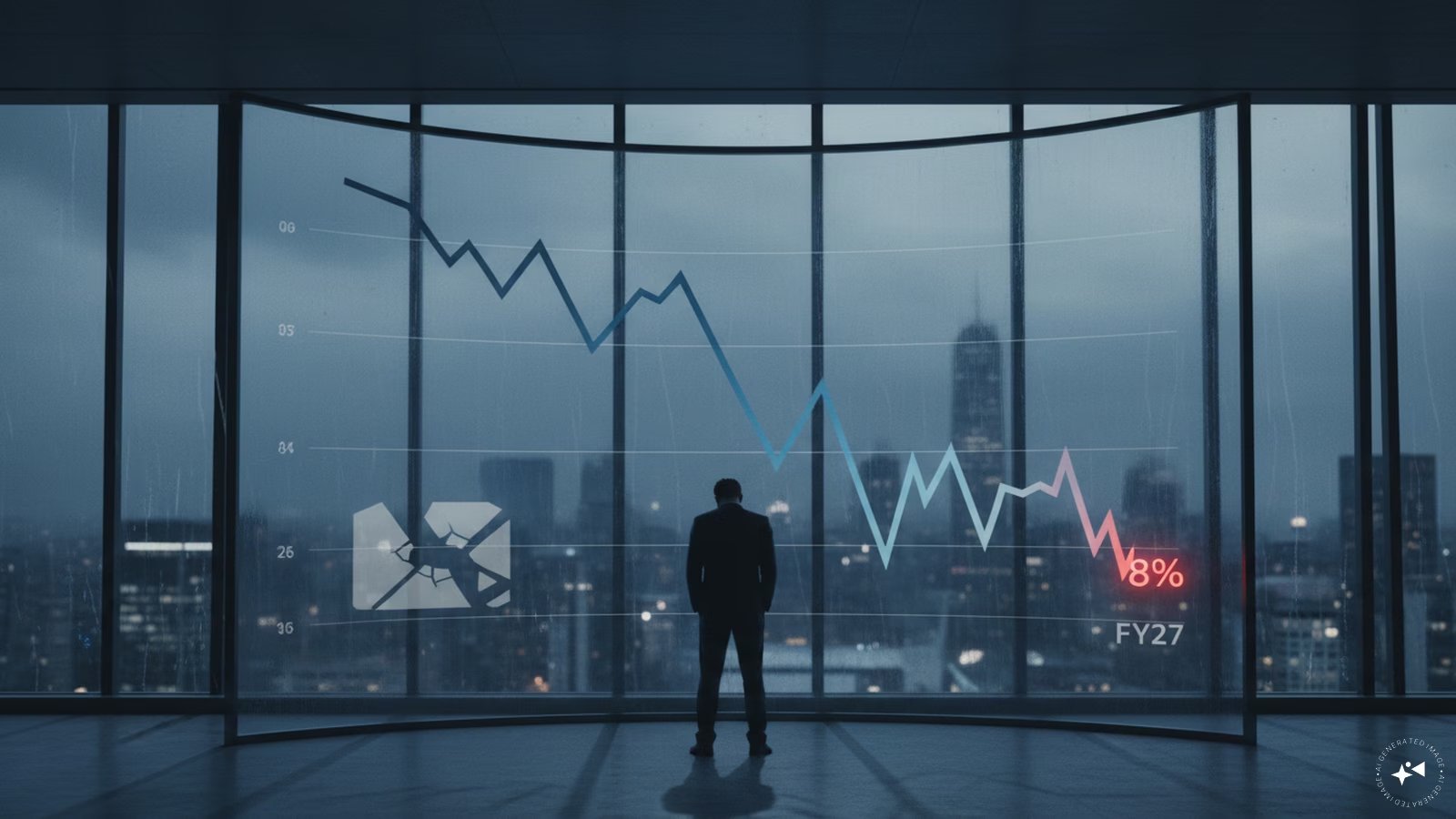 Infosys ADRs Plunge 8% as Firm Cuts FY27 Growth Outlook to 1-2%