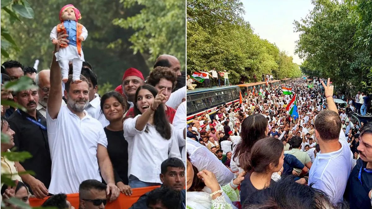 Jannat Bishnoi Joins Rahul Gandhi at Supreme Court March, Urges Electoral Roll Review