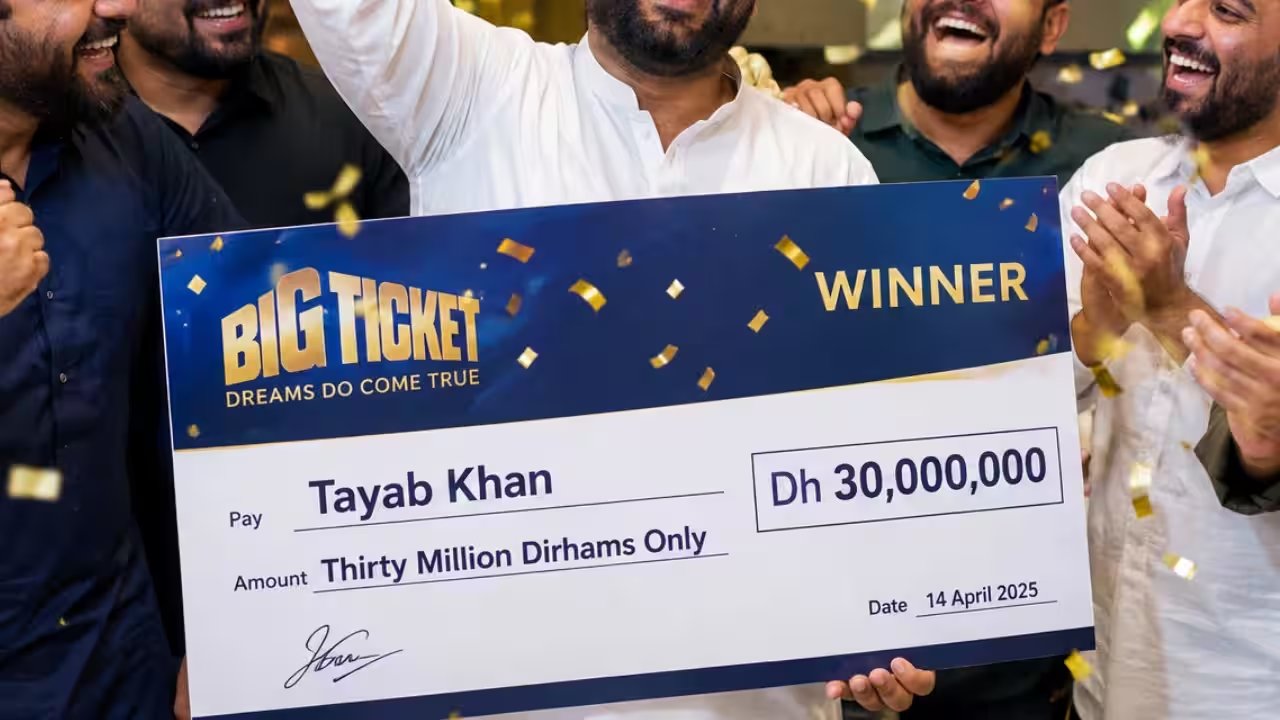 Tayab Khan, Nepalese Guard, Wins UAE Lottery Dh30M, Shares with 4 Friends