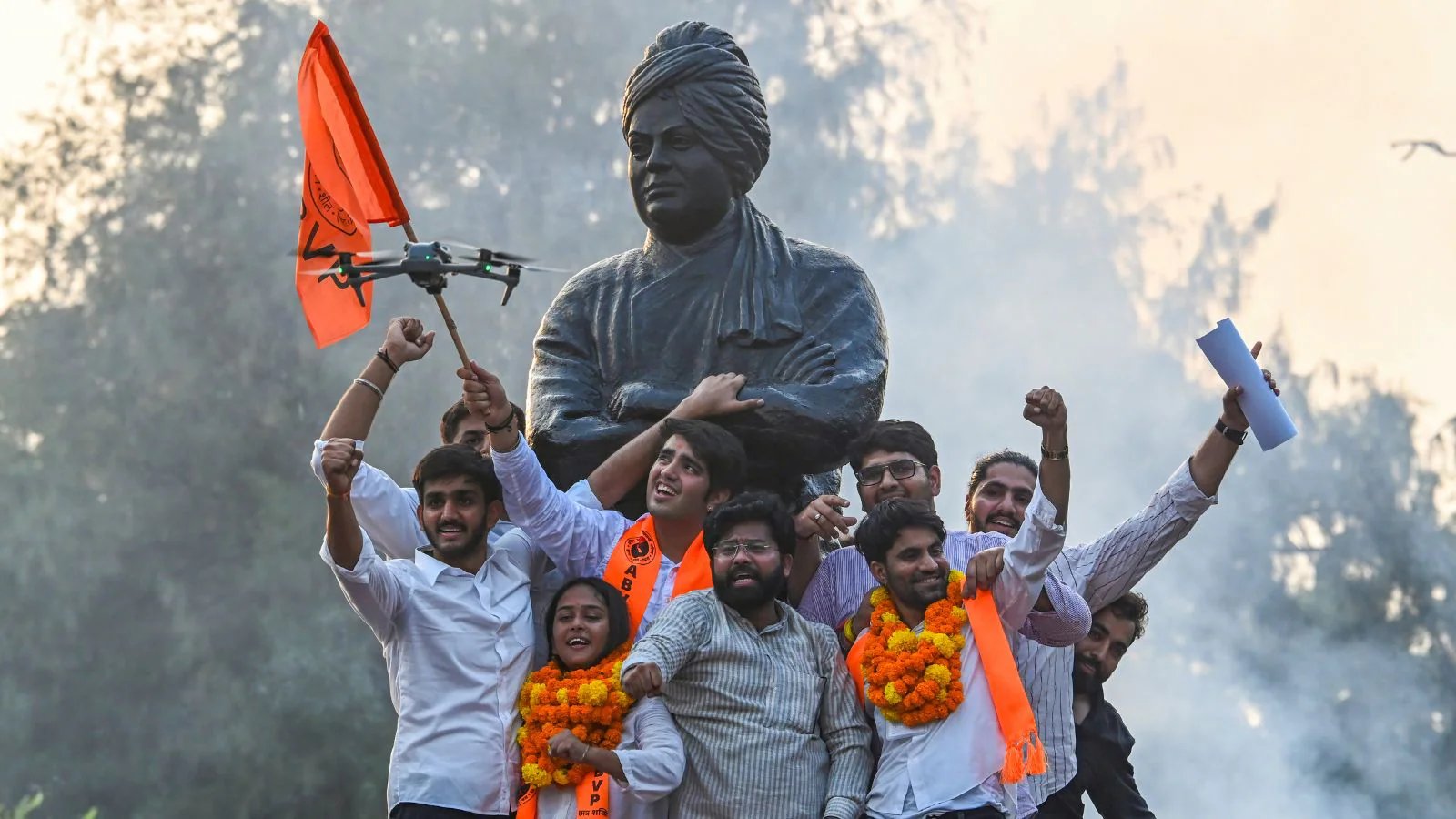 NSUI Wins Zero Seats in Delhi University Election, ABVP Claims All Four