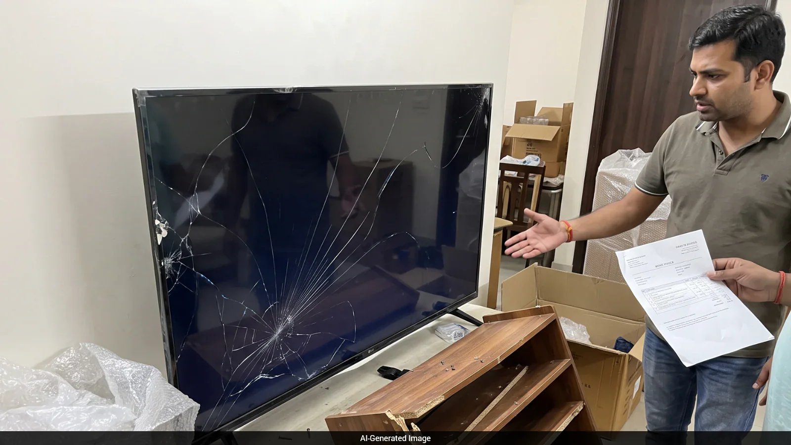 Delhi Commission Orders Moving Firm Rs 50,000 for TV, Shoe Rack Damage