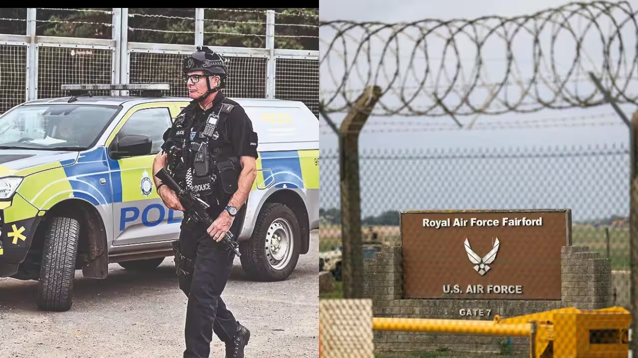 Five Men Arrested Near RAF Fairford in Suspected Iran-Linked Terror Plot
