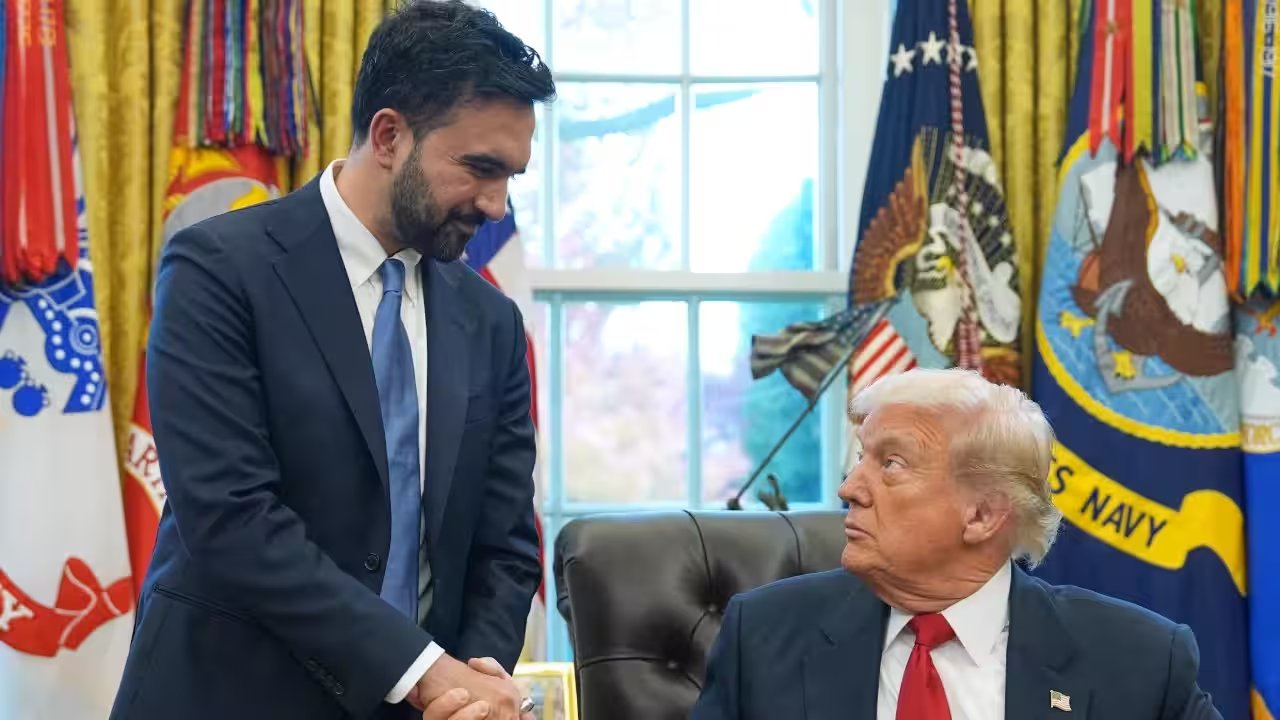 Trump Meets Mayor Mamdani at Gracie Mansion Ahead of UNGA in New York