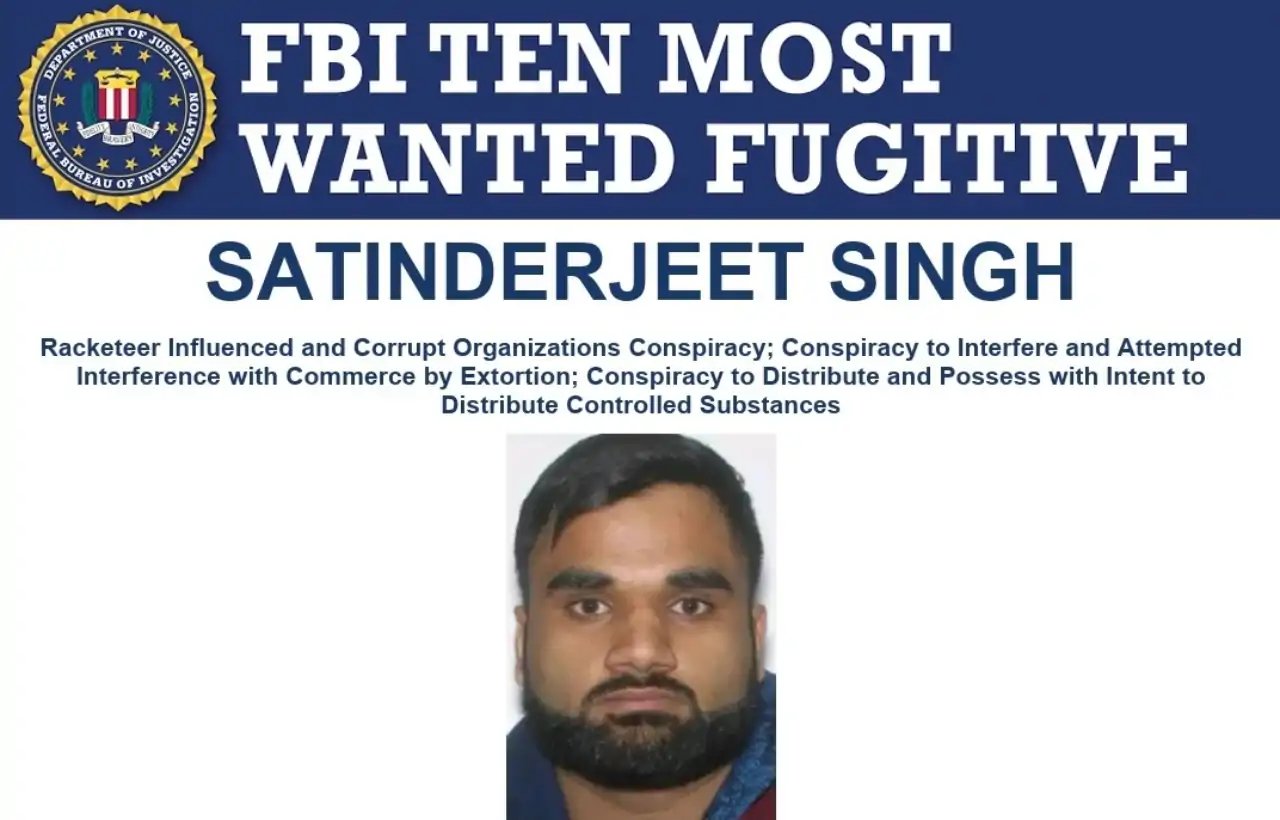 FBI Adds Satinderjeet Singh 'Goldy Brar' to Ten Most Wanted, Offers $1 Million Reward
