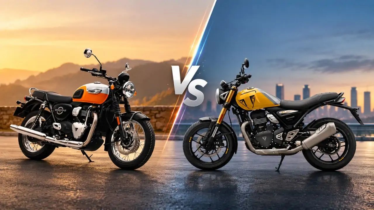 Triumph Bonneville T40 Costs ₹45k More But Delivers 8 hp Less Than Speed 400