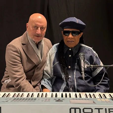 Anupam Kher Calls Stevie Wonder a Humble Humanitarian After Stockholm Meet