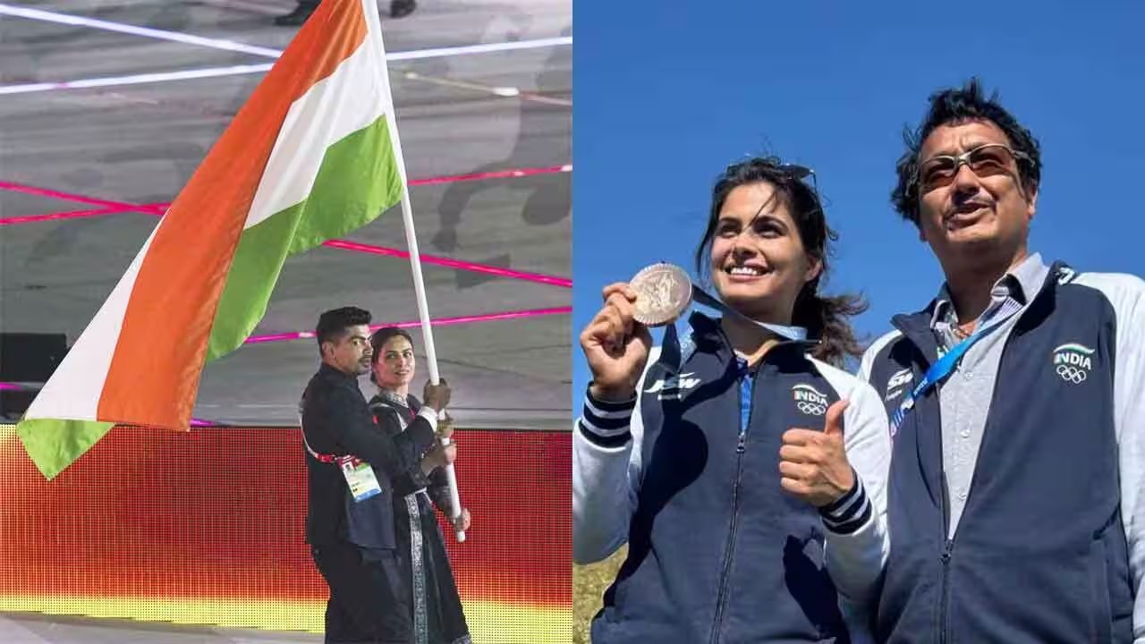 Manu Bhaker Carries Indian Flag, Remembers Coach After Winning 2 Olympic Bronze
