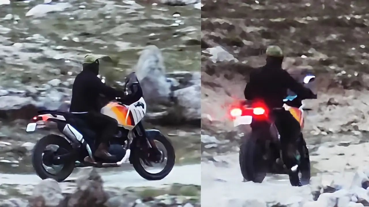 Royal Enfield Himalayan 750 Spotted in Snow with 19-Inch Front Wheel