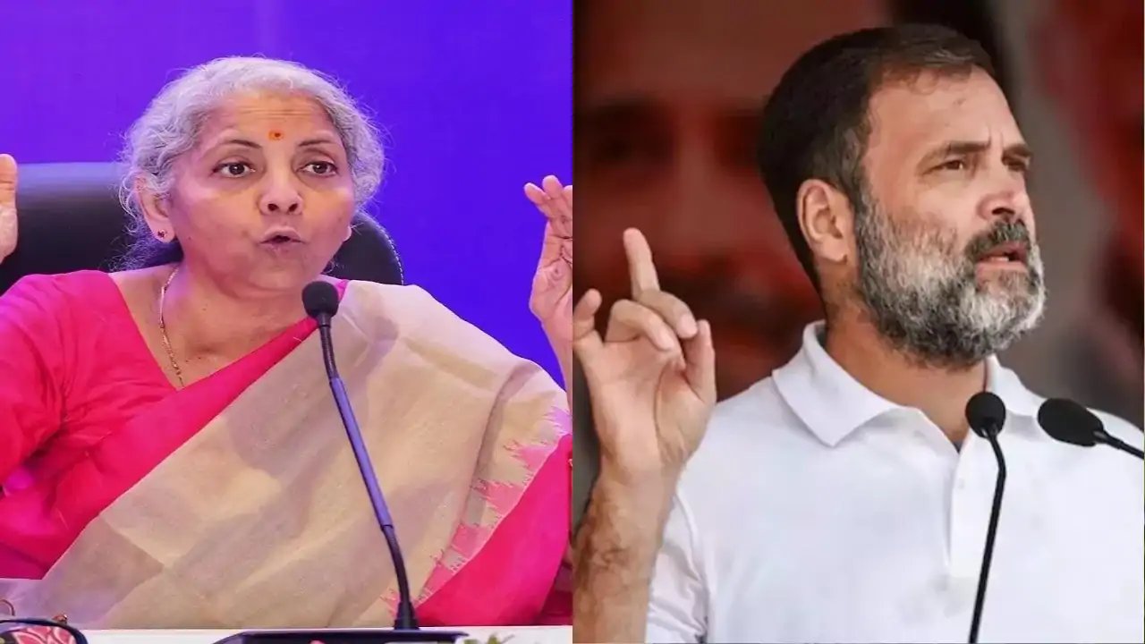 Congress Calls Rahul Gandhi Typo Marketing After BJP Outcry Over Sitharaman Misspelling