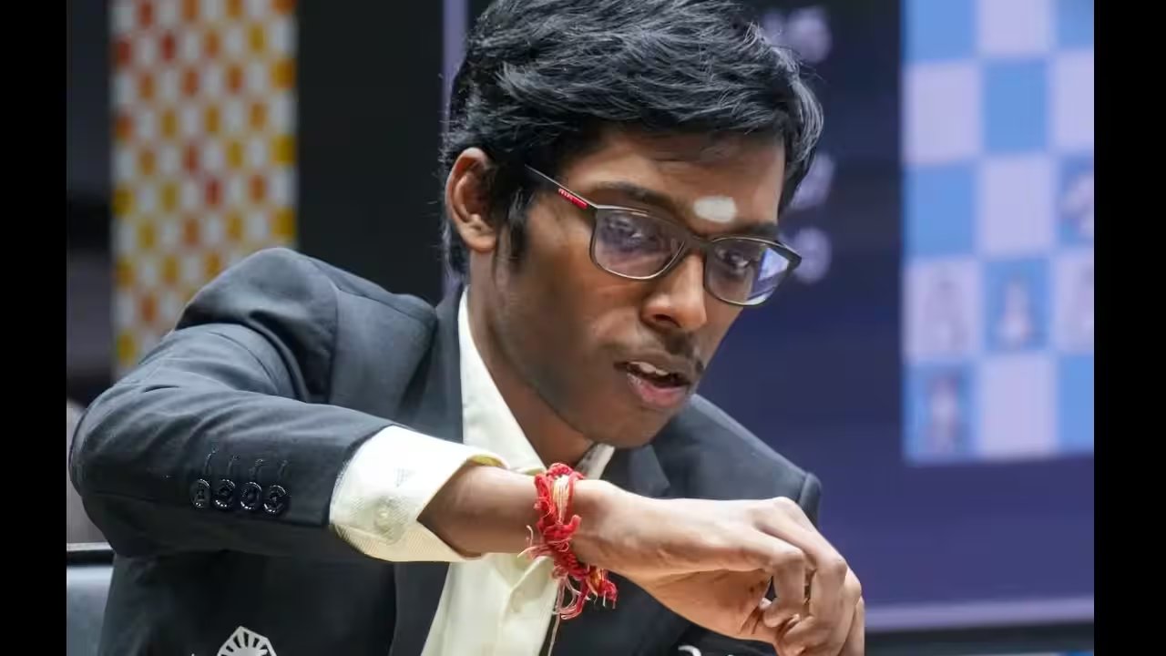 Praggnanandhaa Holds 2 Points, Continues Title Hunt Despite Day‑1 Loss