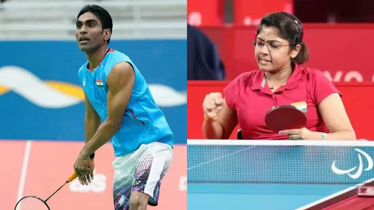Bhagat, Patel Carry India’s Flag at Asian Para Games Opening