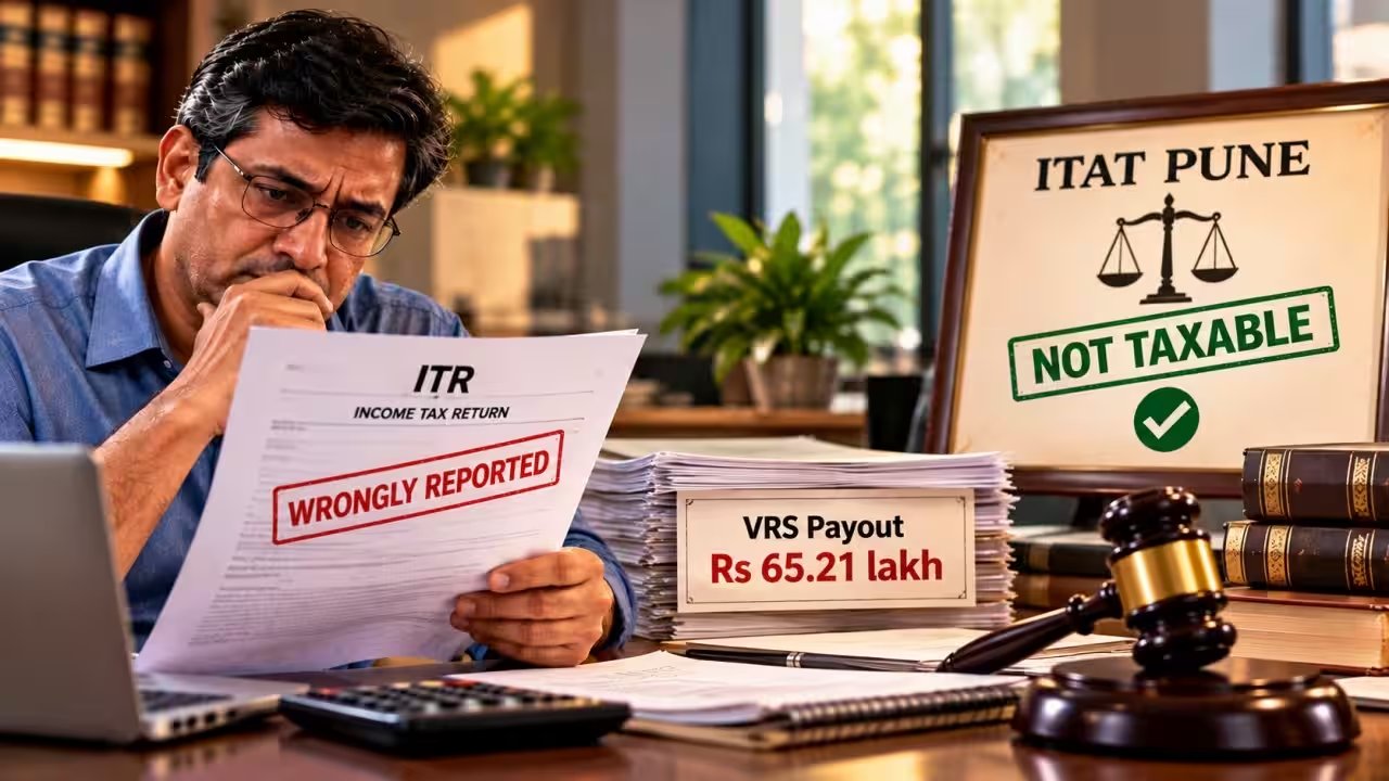 Pune ITAT Declares ₹65.21 Lakh VRS Payment Capital Receipt, Not Taxable Salary