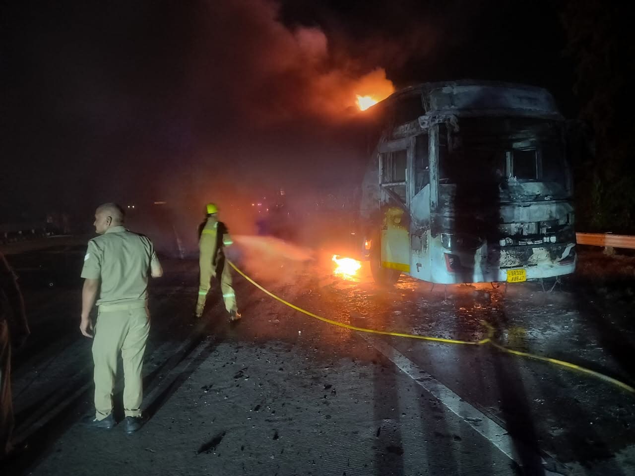 Vikas Arrested After Yamuna Expressway Bus Fire Claims Nine Lives