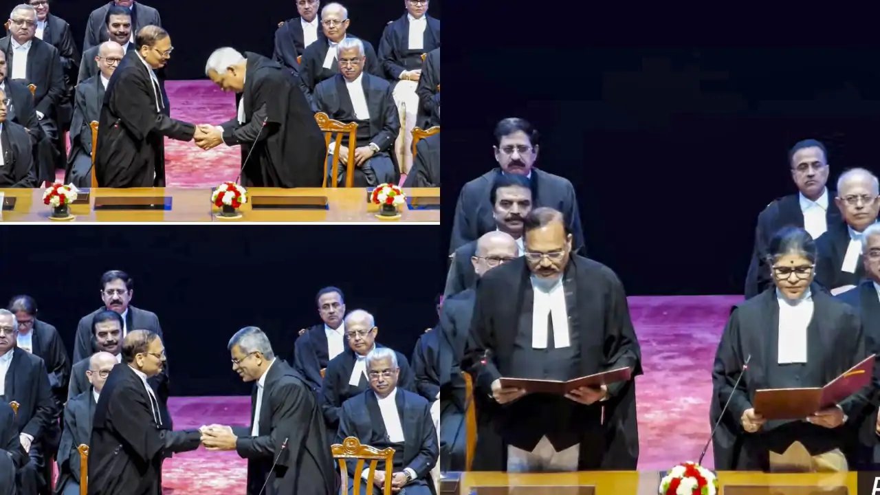 Chief Justice Surya Kant Swears in Three Judges, Supreme Court Reaches 37 Seats