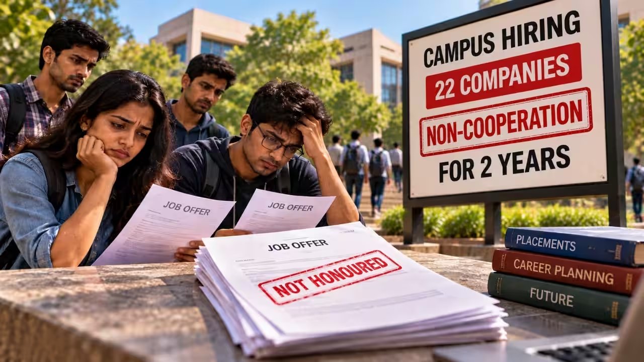 IITs Bar 22 Companies from Campus Recruiting for Two Years After Offer Breaches