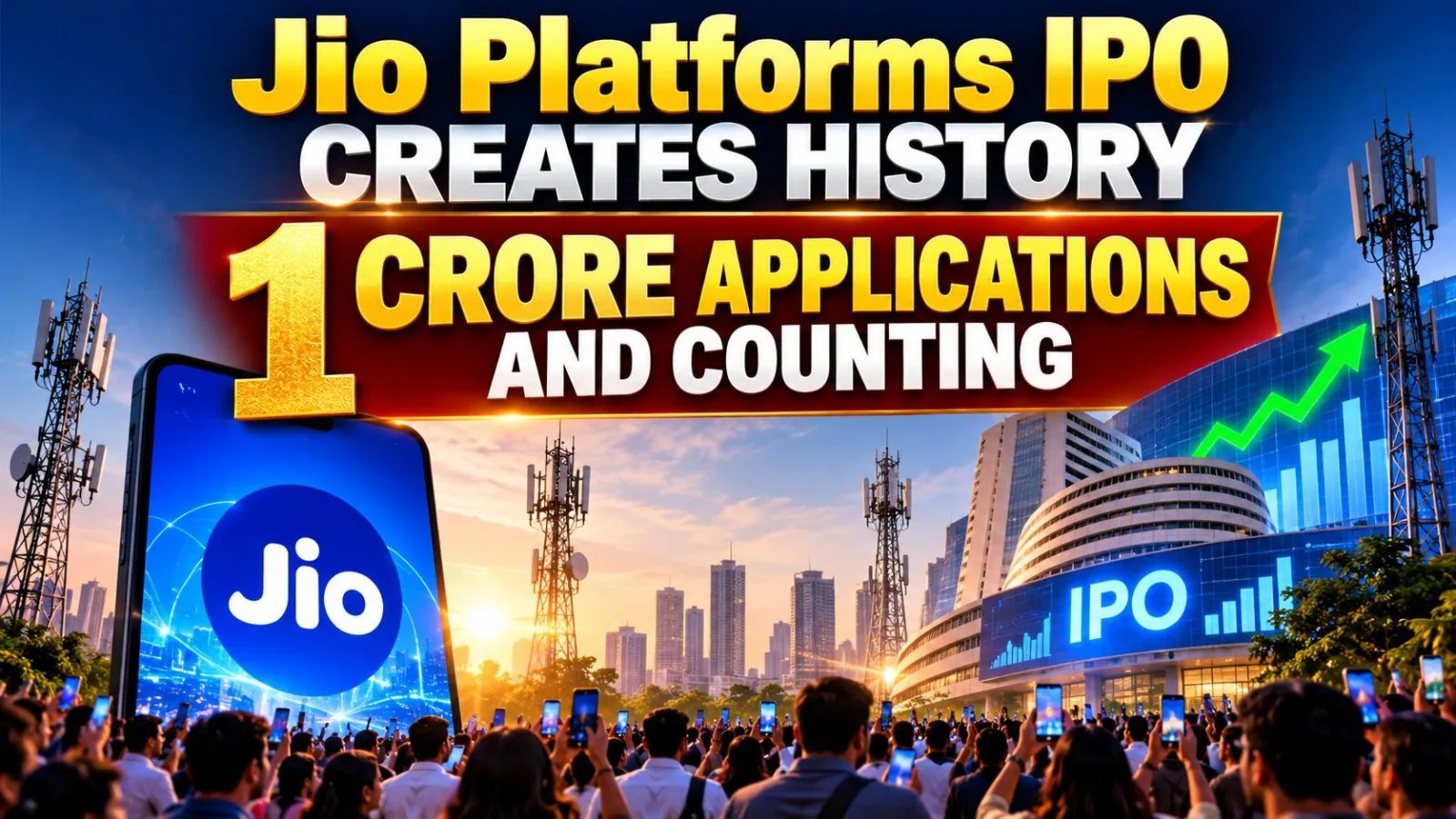 Jio Platforms Raises ₹30,213 Cr in 7× Subscribed IPO, Sets Record