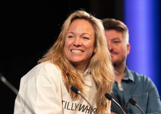Eline Van Der Velden Unveils AI Star Tilly Norwood at NDTV World Summit 2026