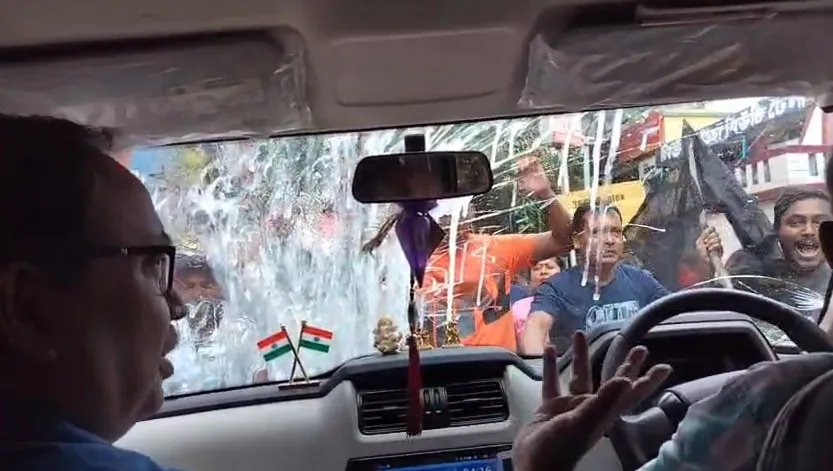 TMC MLA Kunal Ghosh's Car Hit With Stones, Eggs In Hooghly 'Jungle Raj' Attack