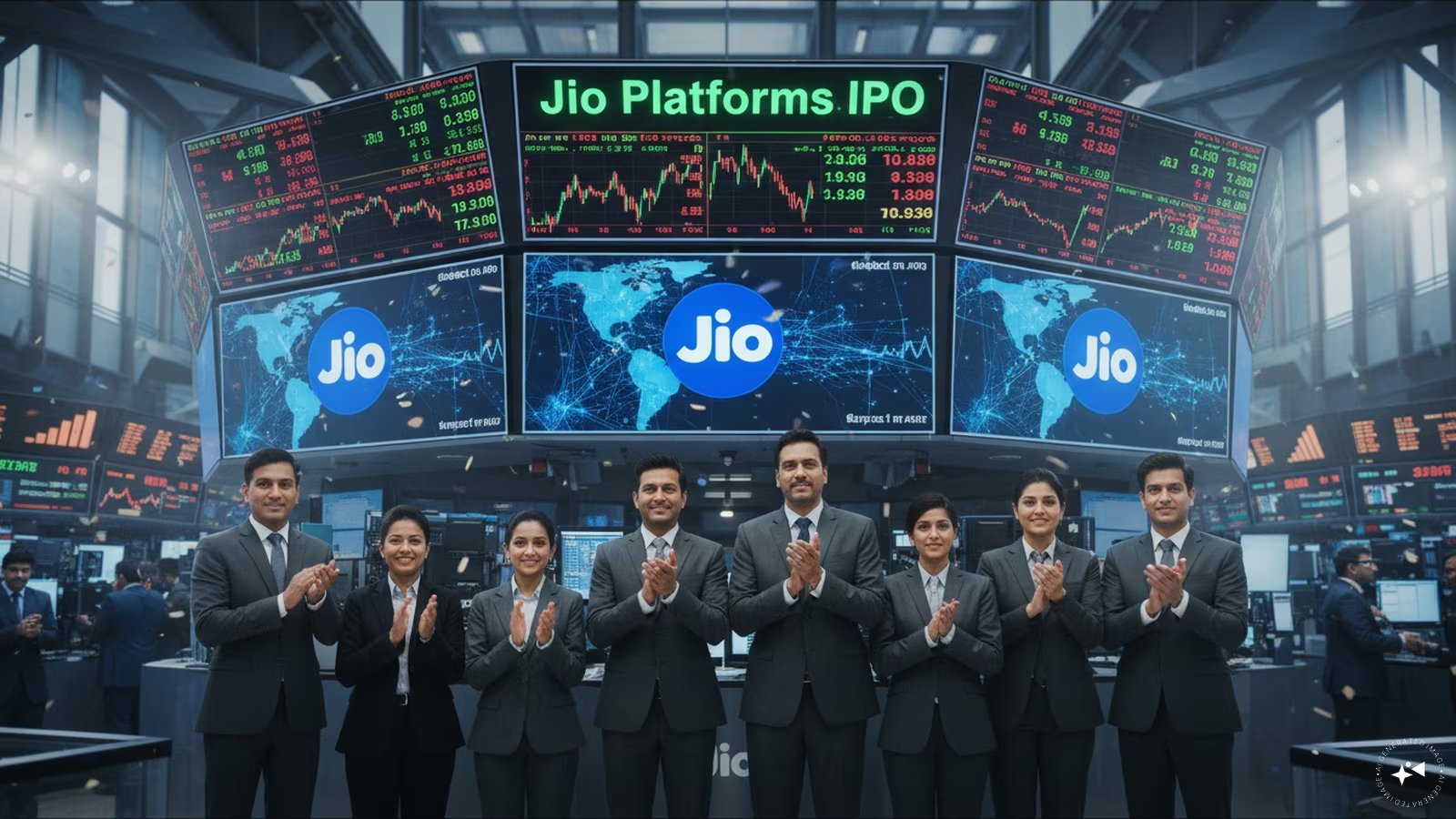 Jio Platforms Debuts at ₹1,358, 21.4% Above IPO, Surges 22x Subscriptions