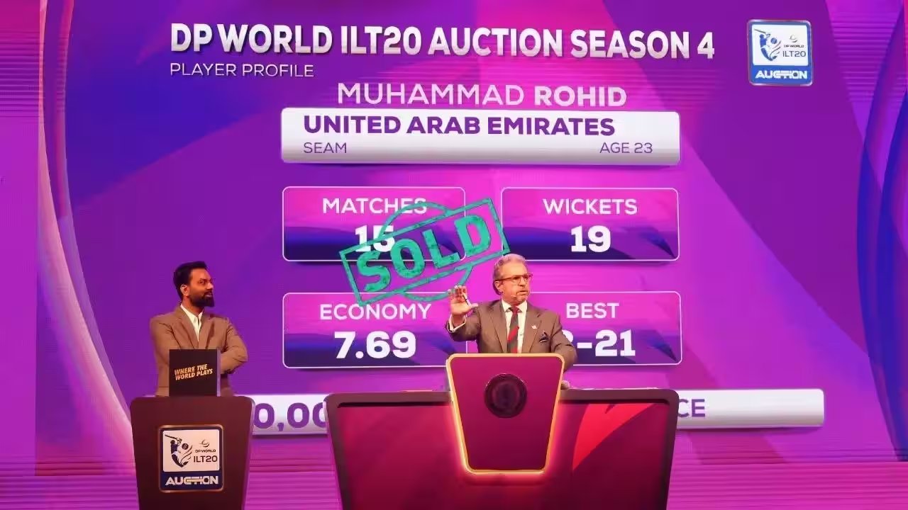 Babar Azam Stars as ILT20 Auction Launches with 200+ Players