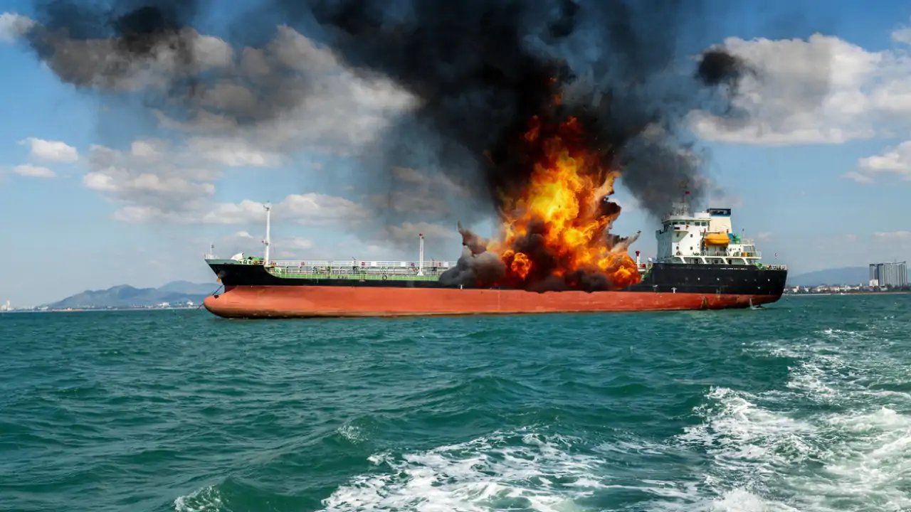 Kuwait Tanker Hit in Hormuz; India Rescues Five Seafarers Amid US-Iran Tensions