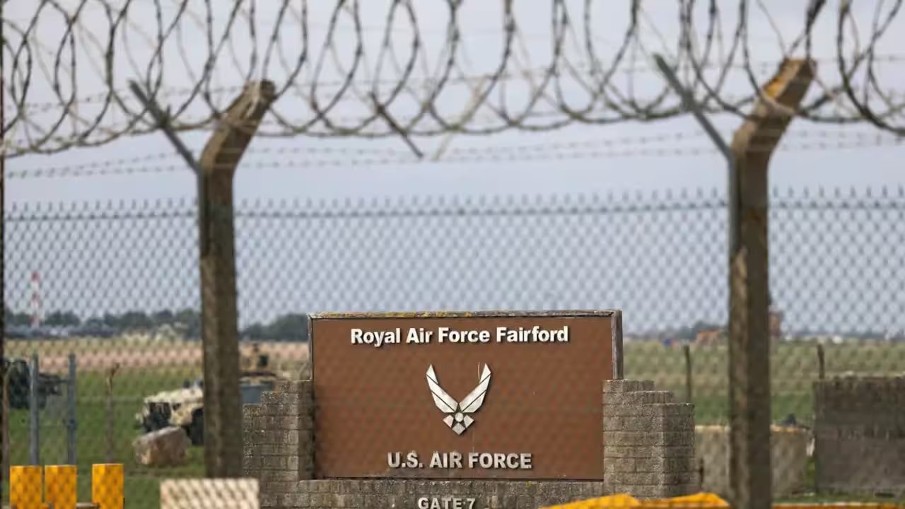 UK-Iranian Dual National Arrested Over RAF Fairford Threat