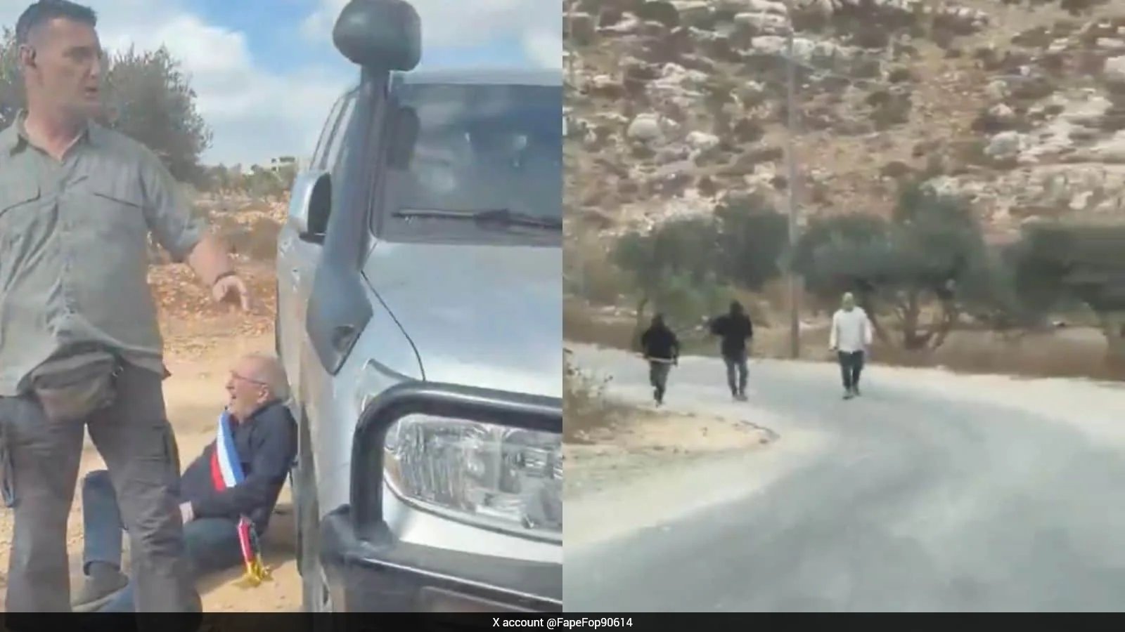 Israeli Settlers Beat Bernard Baudoux, 78, During West Bank Diplomatic Convoy