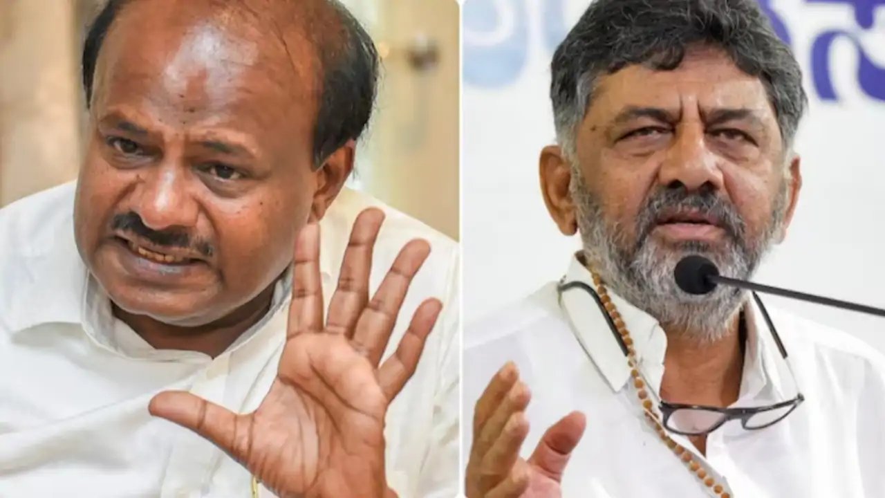 HD Kumaraswamy Blasts Congress, Threatens Shivakumar's CM Role After Delhi Protest