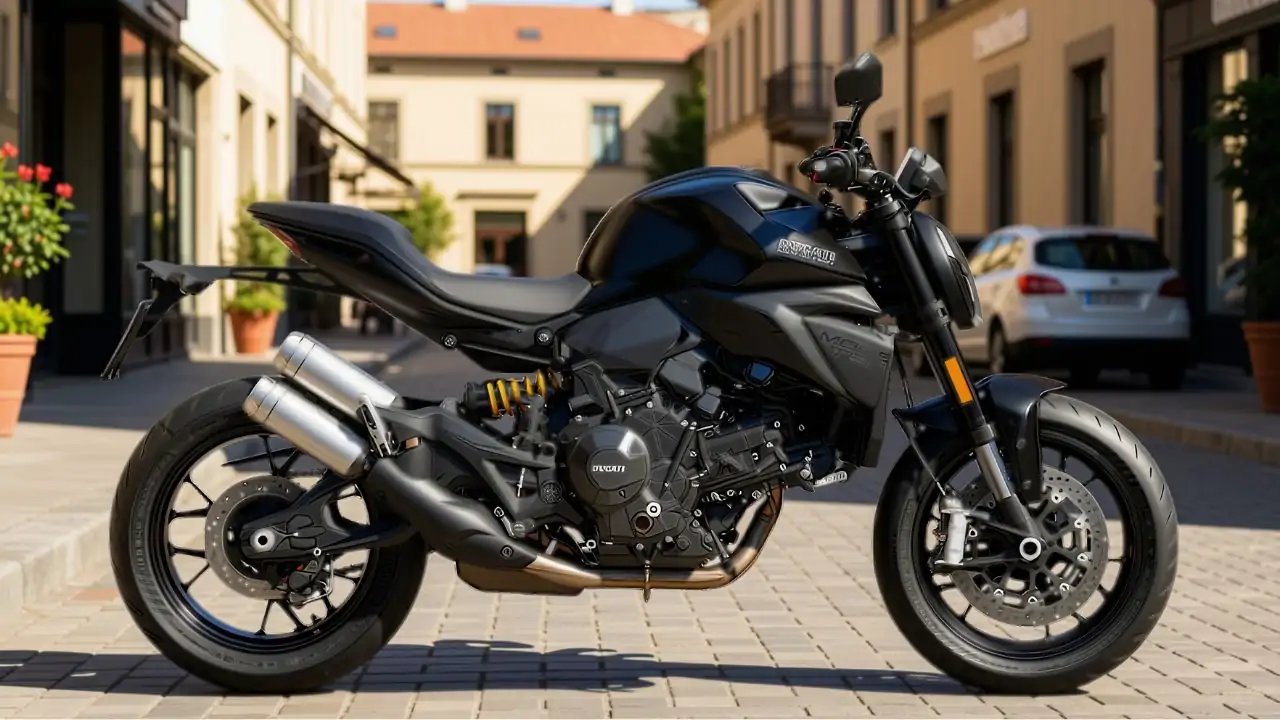 Ducati Monster Dark Debuts All‑Black 111‑hp V2, Keeping Standard Power
