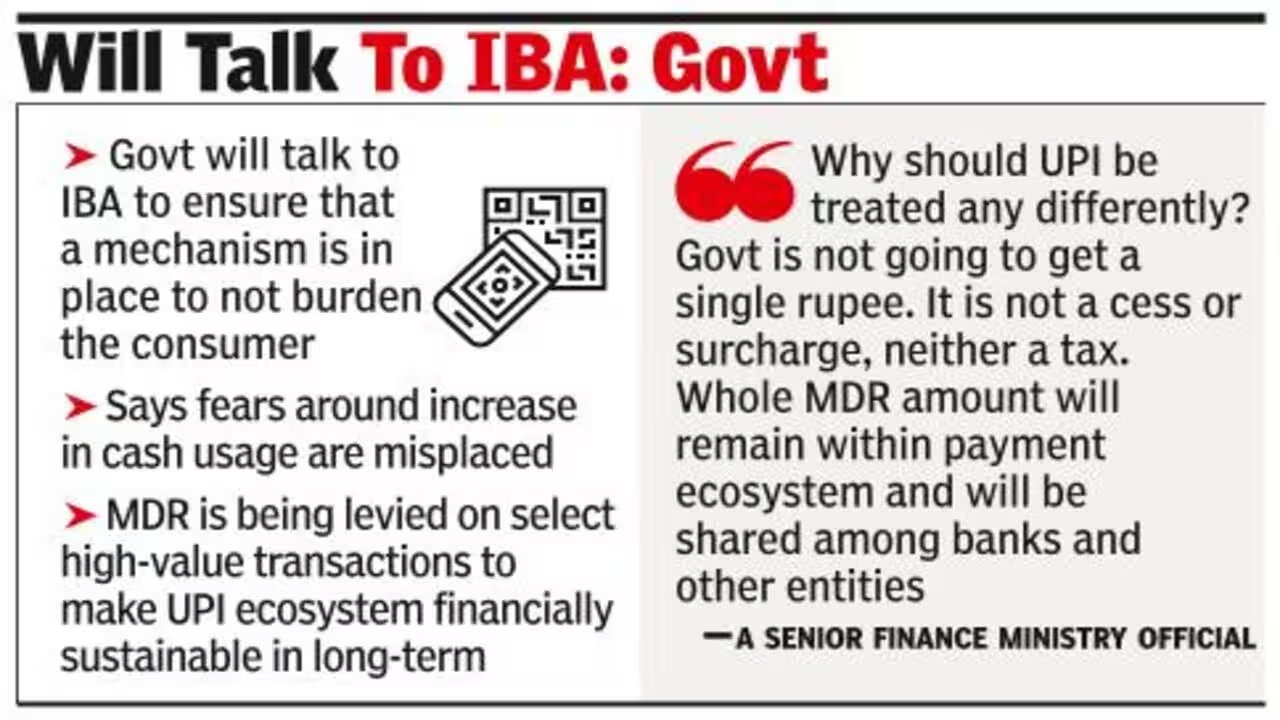 Finance Ministry bars UPI MDR pass-through, promises Rs 2,000 payments stay free