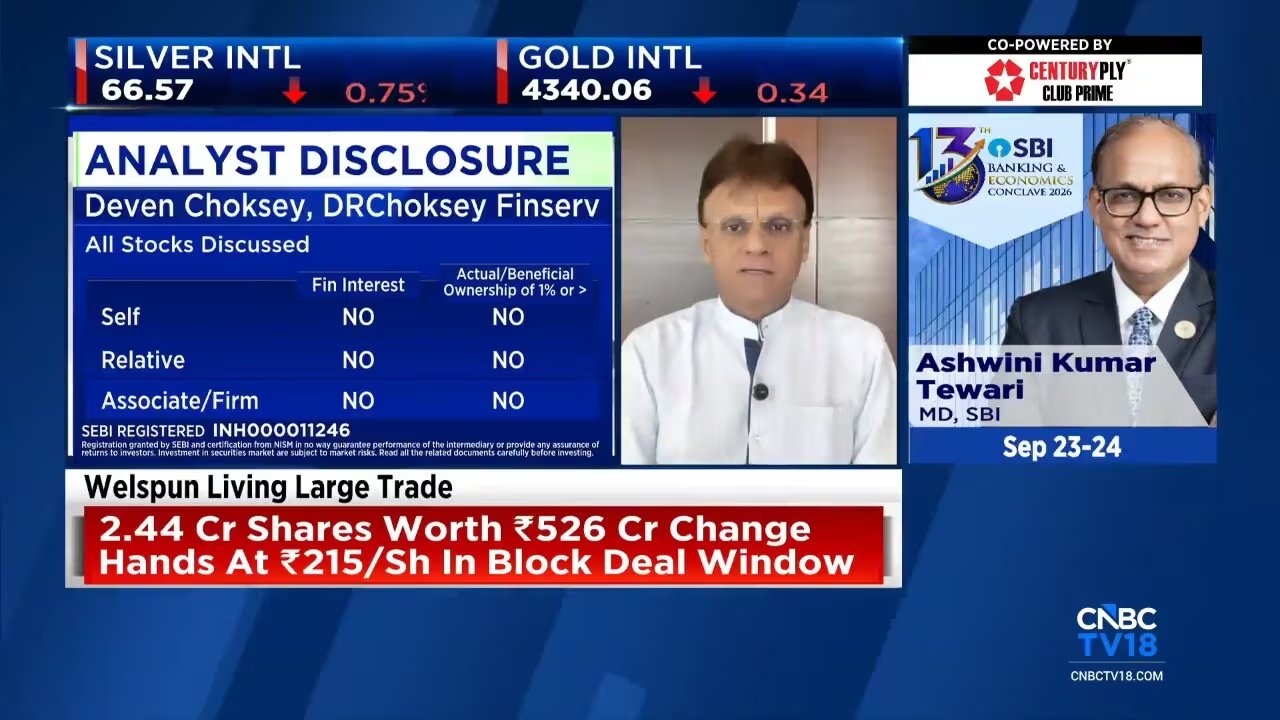Deven Choksey Picks Banks, Railways, Aditya Infotech for Next Quarter Gains