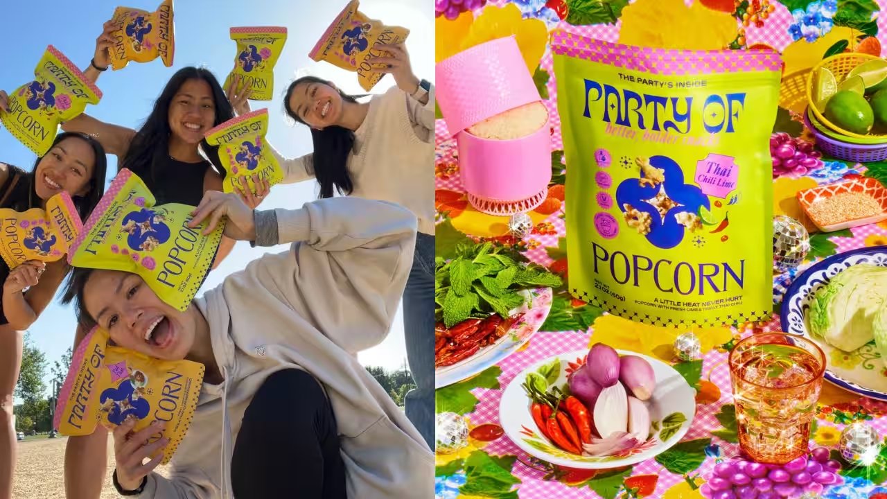 Lertlumprasert Sisters Launch Party Of Popcorn Brand, Earning $7K Monthly