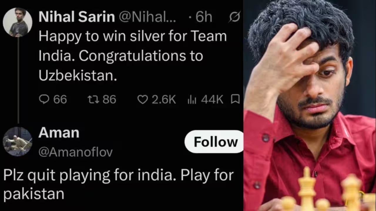 Nihal Sarin Wins 6/9, India Clinches Silver at Chess Olympiad