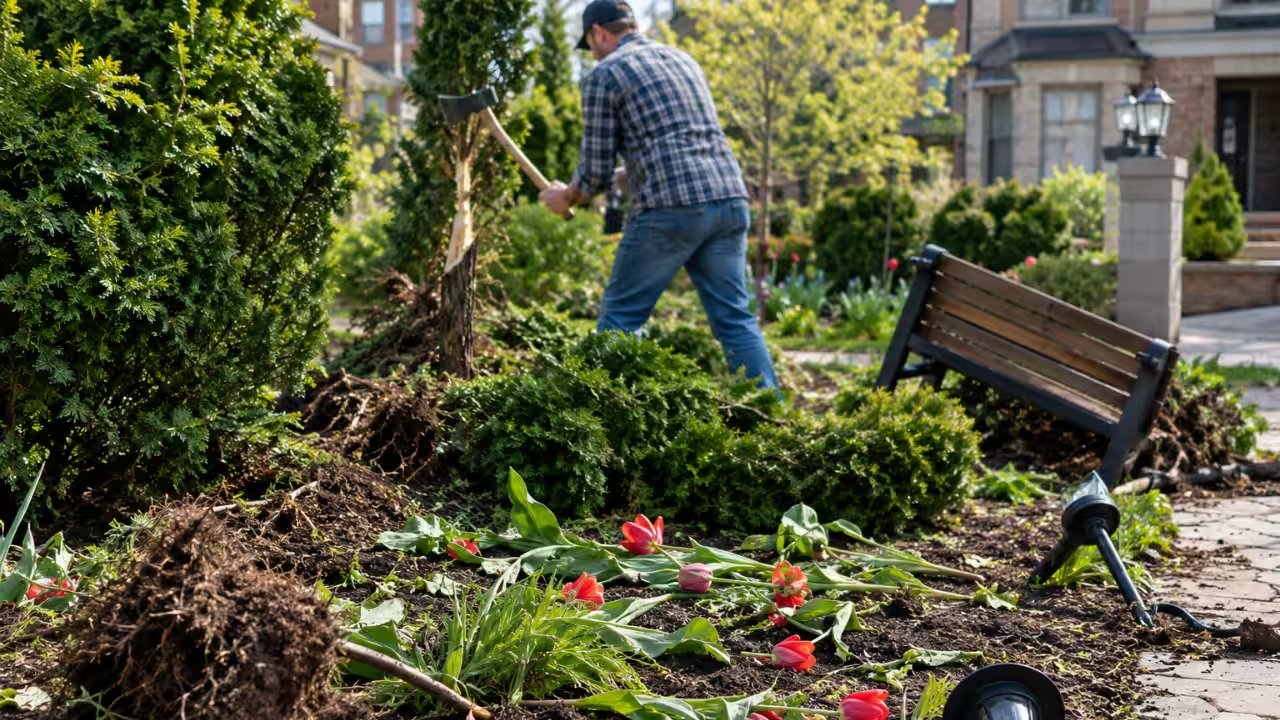 Indiana homeowner Martin Booth damages garden; court upholds HOA injunction