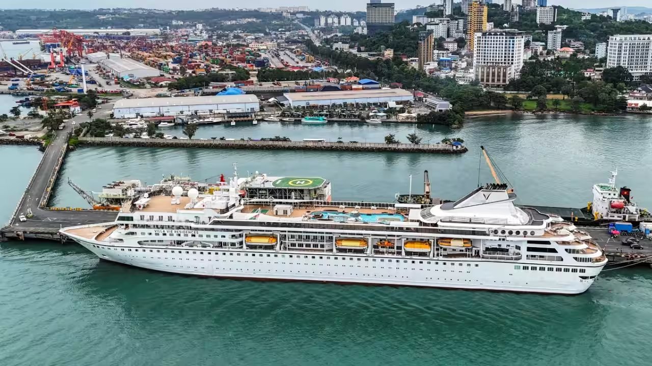 Villa Vie Odyssey suspends, stranding 203 residents as fuel costs hit $8,000