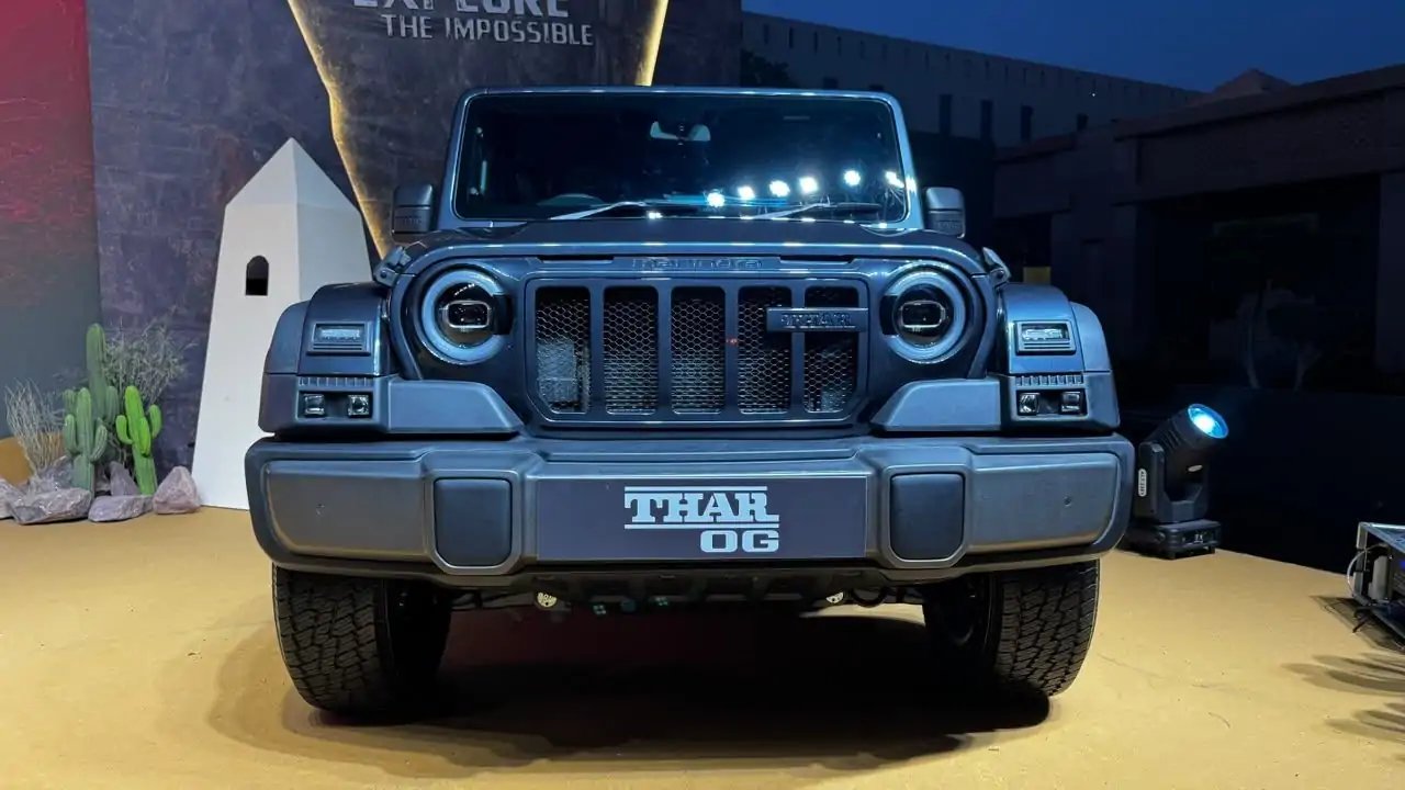 Mahindra Thar OG Starts at ₹10.32 Lakh, New Platform & Power Boost