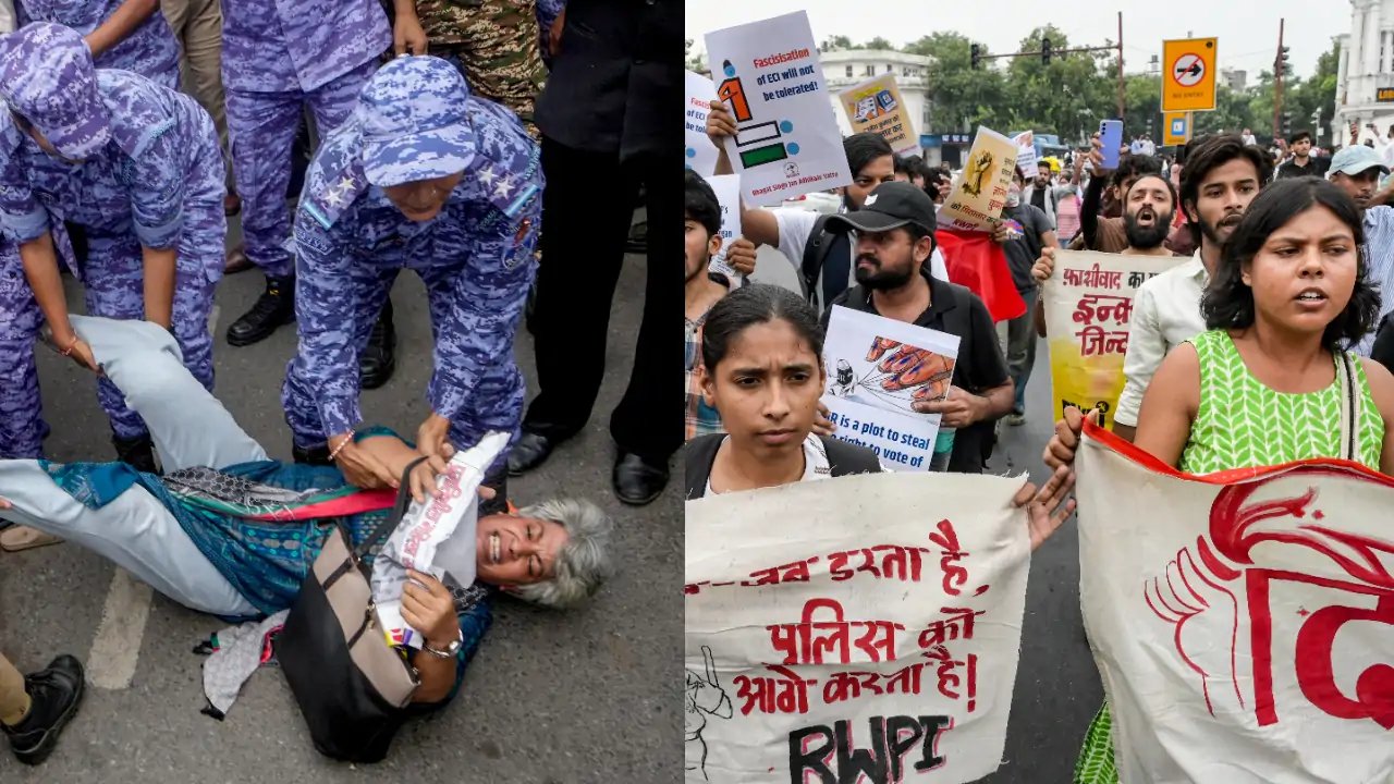 NWMI Condemns Delhi Police's Aggressive Action Against Female Journalists in Anti-CEC Protest