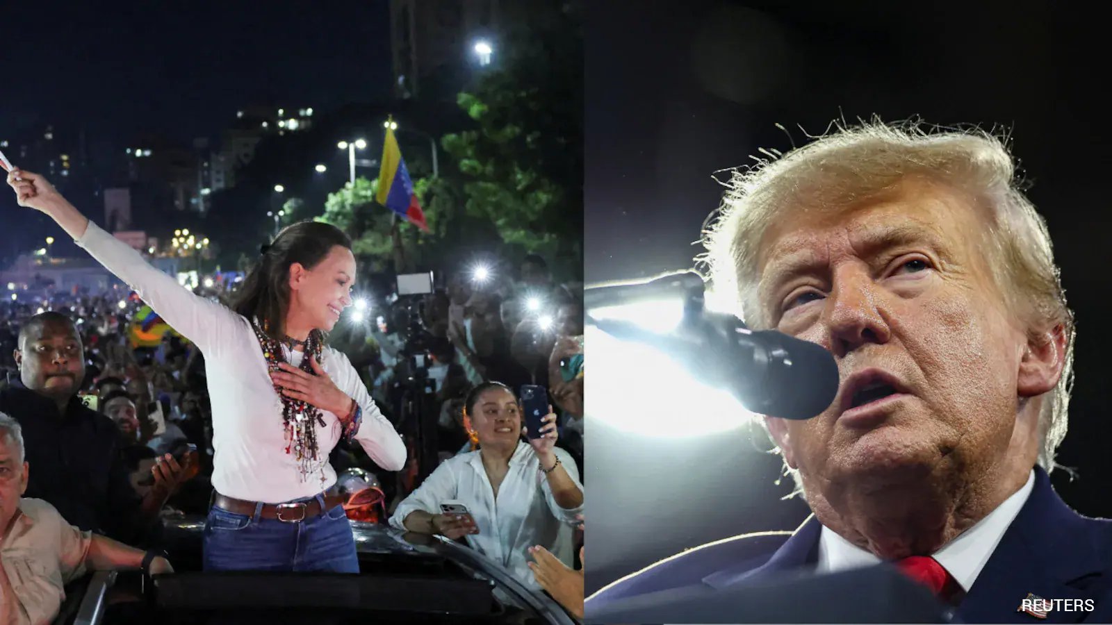 Maria Corina Machado Thanks Trump for Capturing Maduro on January 3