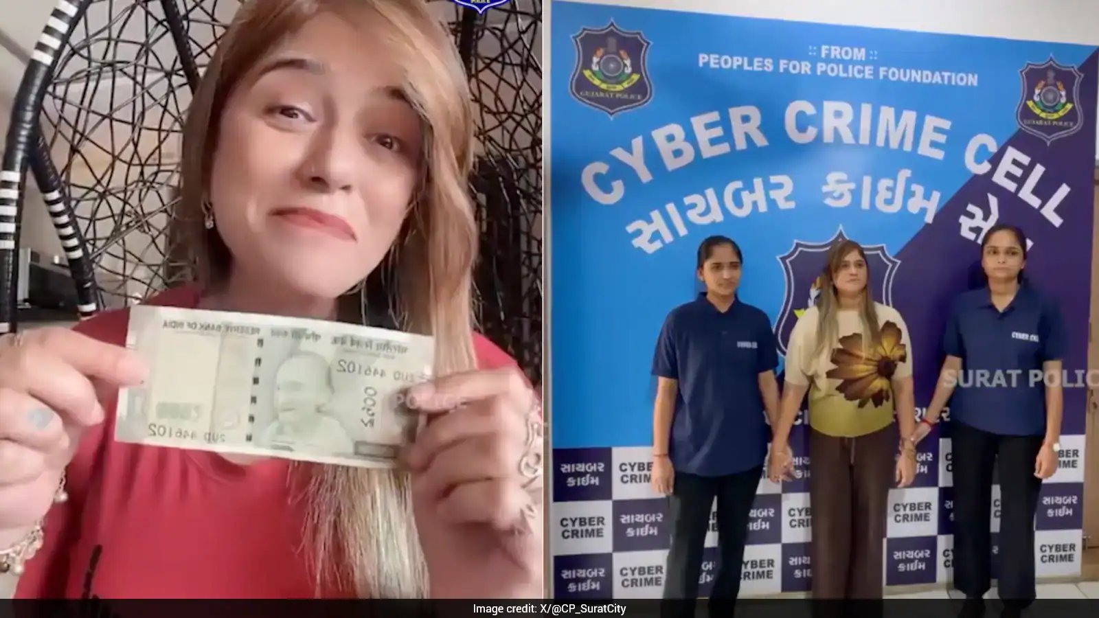 Surat Police Detain Influencer Simran Patel Over Gandhi Reel