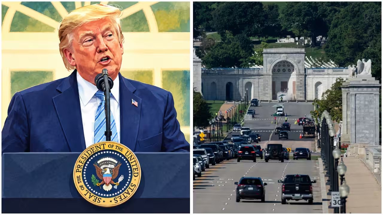 Trump Converts Washington Arch near Arlington Bridge into Military Complex for Drones