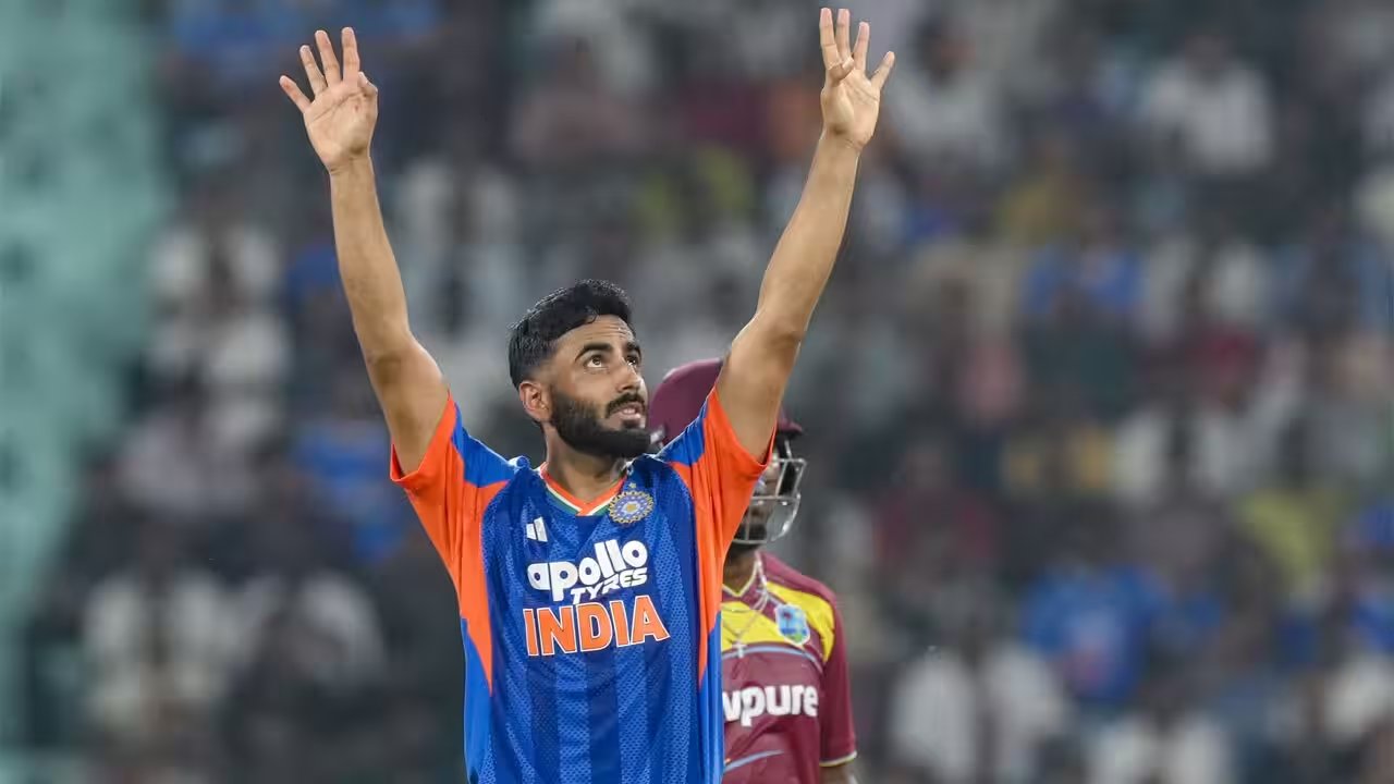 Naman Dhir Claims 2/39 as India Edge West Indies 14 Runs