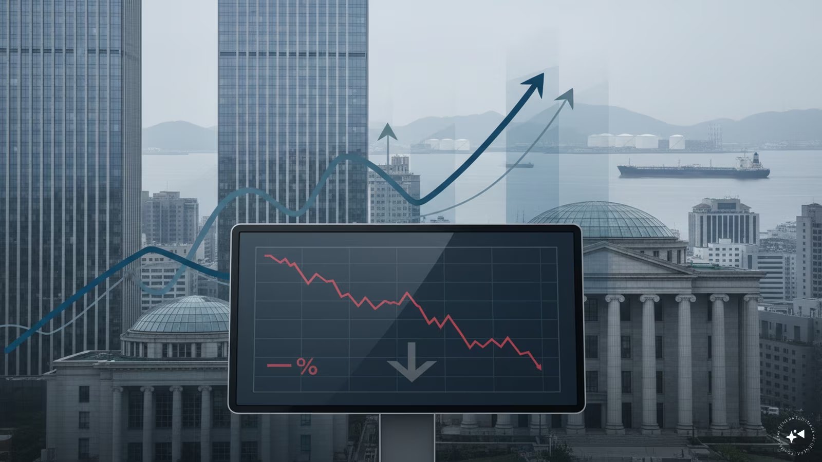 KOSPI Slides 1.08% Amid Bond Volatility, Oil Near $103