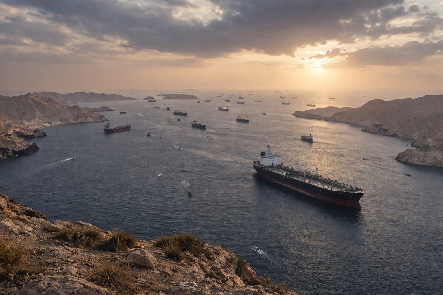 UKMTO Reports Projectile Strike on Container Ship in Strait of Hormuz, Fire Extinguished
