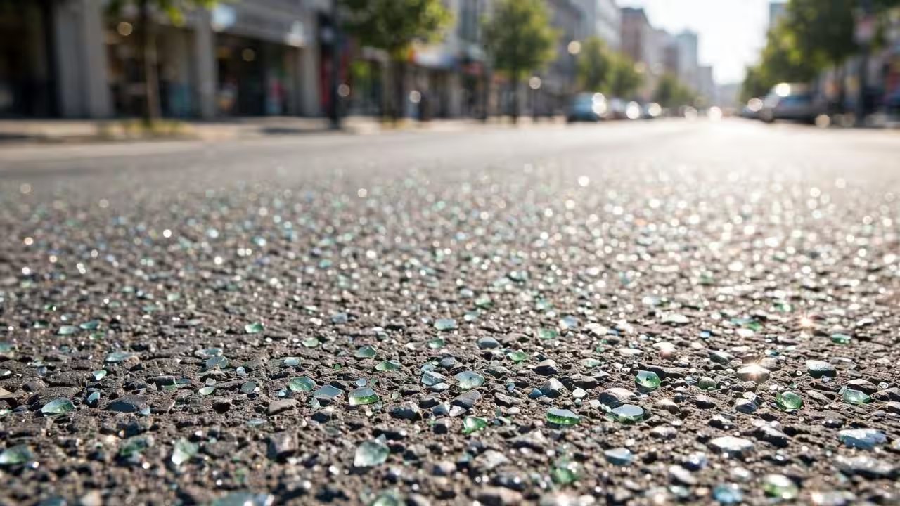 Baltimore Paves 17 Streets with Crushed Glass, Producing Sparkling Surfaces